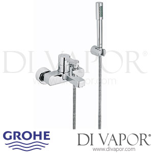 Grohe Lineare Single-Lever Bath/Shower Mixer - 2005 to 2007 - Spare Parts 33850000 GEN1